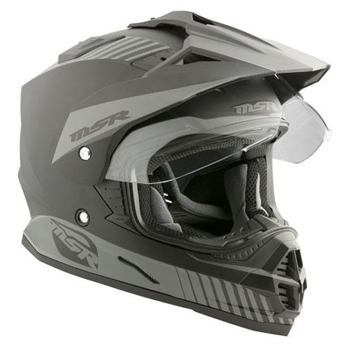 Msr xpedition dual sport helmet matte black large
