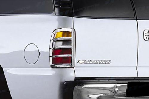 Ses trims ti-tl-112 chevy suburban taillight bezels covers chrome ring trim abs