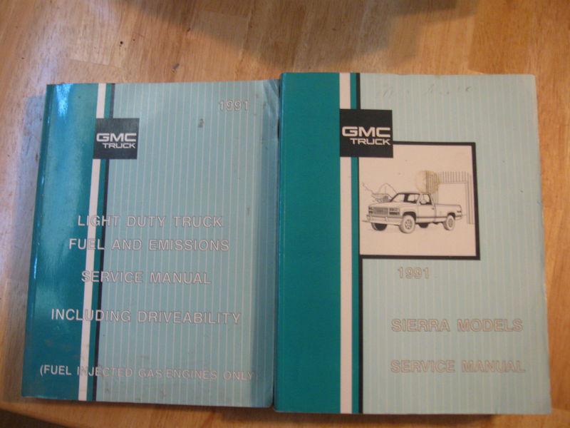 1991 chevrolet/gmc/  truck service shop repair manual books