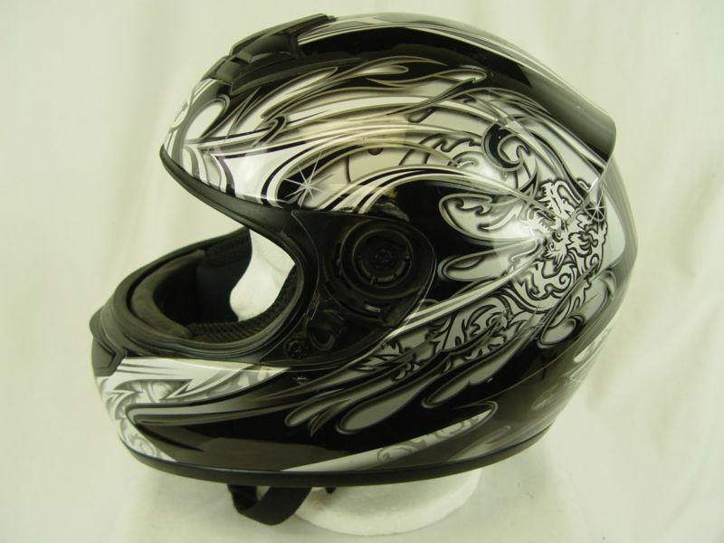 Bilt helmet – pre-owned-color: black/gun/white without face shield   