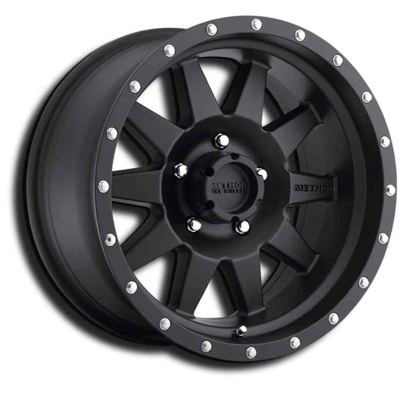 16" method race wheels wheel set 16x8.0 matte black 5 6 8 lug 0mm offroad rims