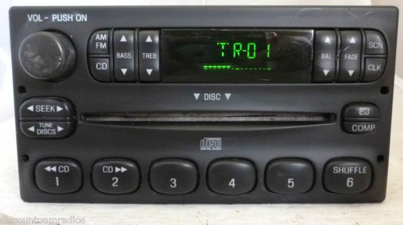  99-03 ford ranger explorer crown victoria f150 radio cd 3l3t-18c815-ca *