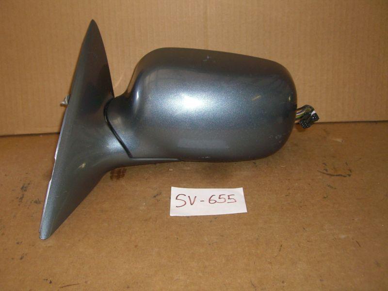 00-02 cadillac deville left hand lh drivers side view mirror w/o memory