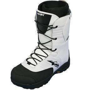 New hmk team lace snowmobile winter boots, white, us-12
