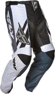 Fly racing f-16 race motocross pants black white size us 34