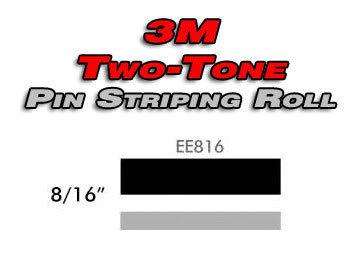 8/16" x 150ft roll / 3m two color pinstripe / for all model decal trim 432