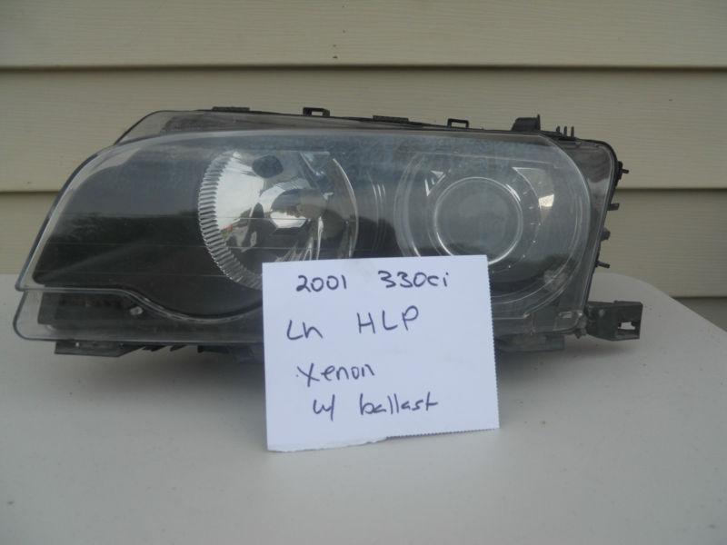 2002-2005 bmw e46 coupe convertible m3 driver left side headlight oem hid lamp