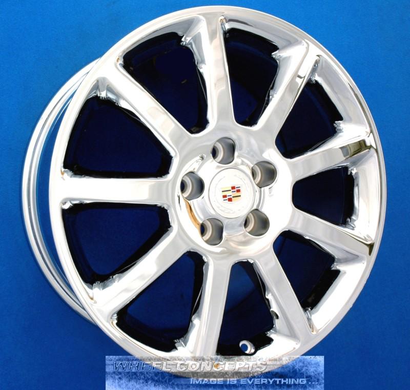 Cadillac cts sts dts 18 inch chrome wheels 18" rims deville seville oem