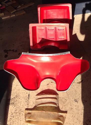 Harley fairing and tour pack molds
