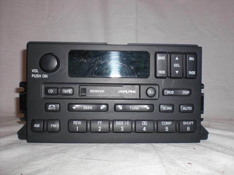 2002 lincoln continental car stereo am fm cassette/cd control