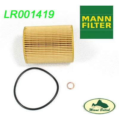 Land rover oil element filter lr2 frelander 2 lr001419 mann