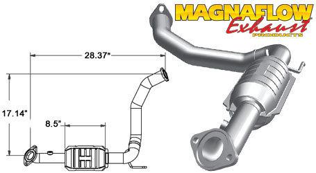 Magnaflow catalytic converter 93656 lexus,toyota gx470,4runner