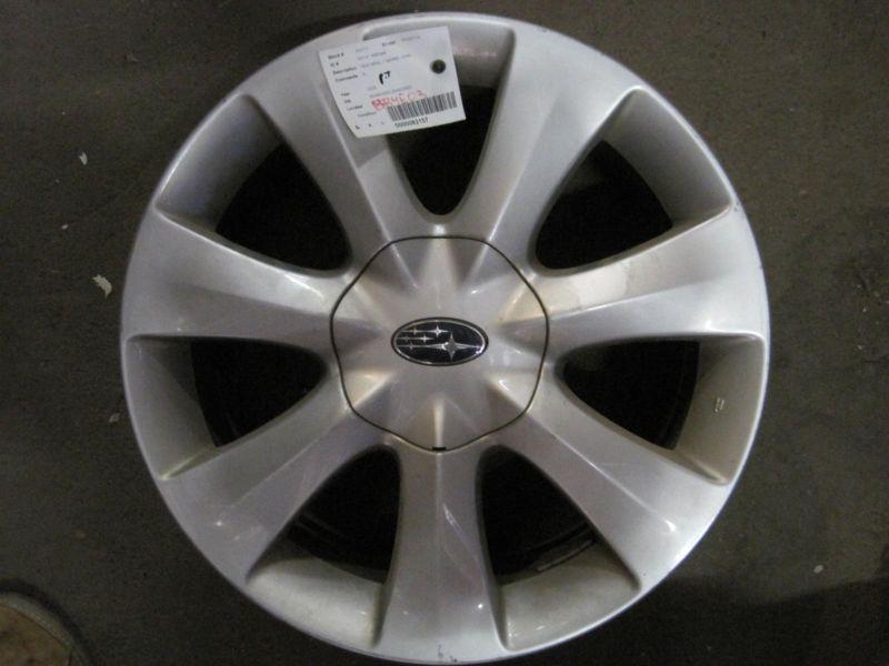 06 07 subaru tribeca wheel 18x8 (alloy, 7 spoke), silver 