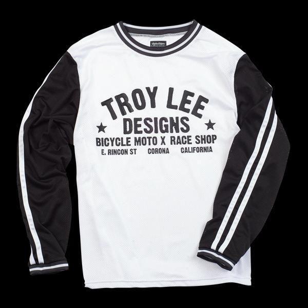 2014 troy lee designs super retro jersey black white adult xl