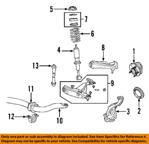 Ford oem 7l2z-1104-a front wheel bearing & hub/axle bearing & hub