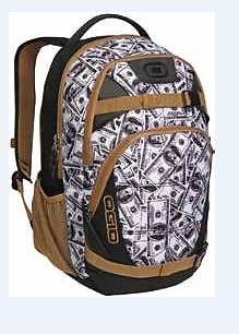 Ogio rebel pack le benjamins collection gear bag/backpack,2000cuin/19.5hx14wx9.5