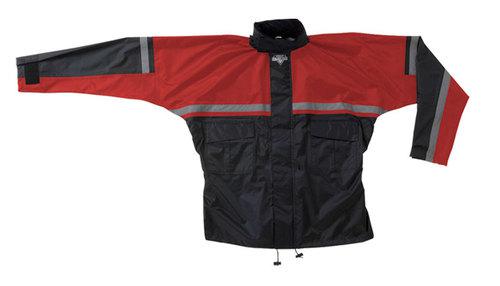 New nelson rigg stormrider sr-6000 2-piece rainsuit/rain suit,black/red, 2xl/xxl