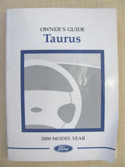 2000 ford taurus owner's guide part # yf1j-19a321-ad