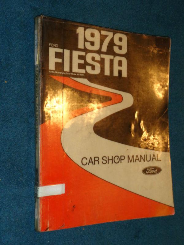 1979 ford fiesta shop manual / original service book