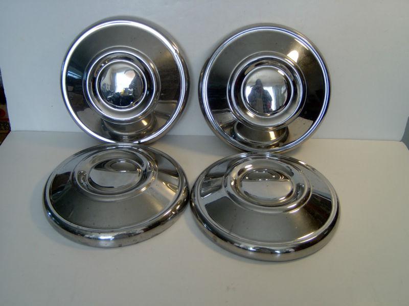 Vintage  hubcaps set of 4  1960's 