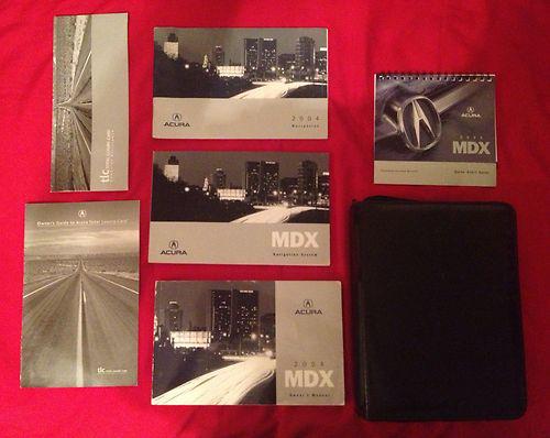 2004 acura mdx owners/nav manual, keychain, quick start guide **brochure**