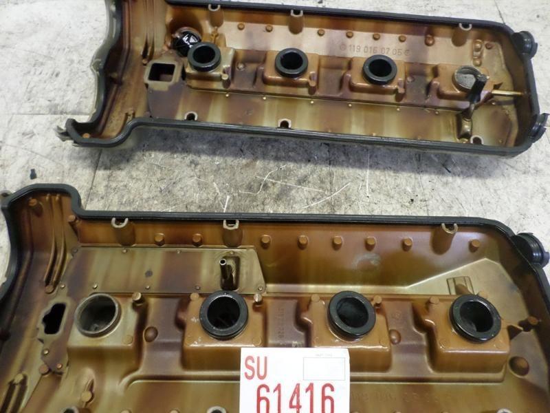 1992 mercedes 400e 4.2l 8cyl engine motor left right cylinder head valve cover o