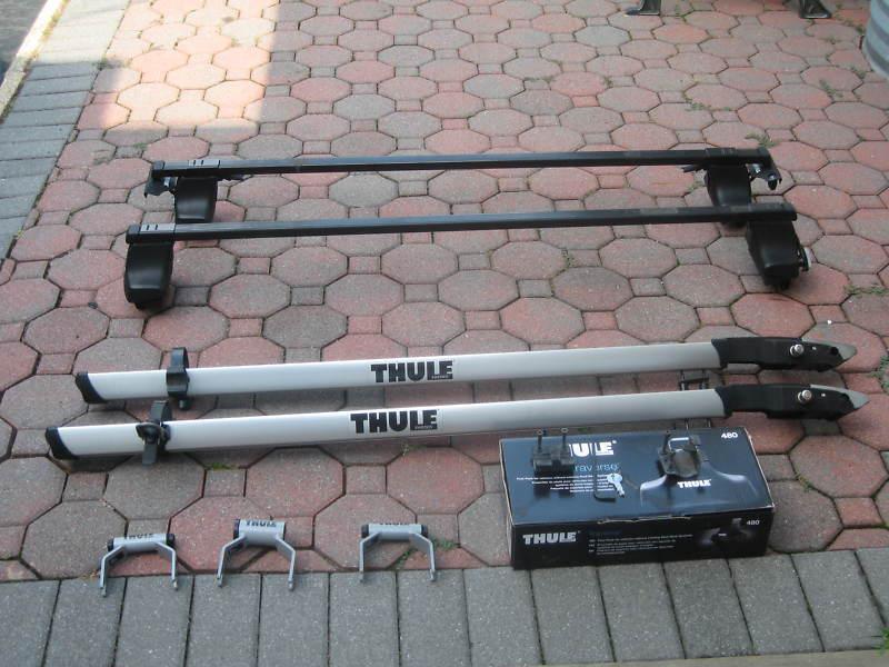 Thule roof rack and bike rack system 