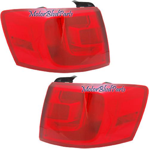 11-13 volkswagen jetta sedan outer tail lamps lights left + right set