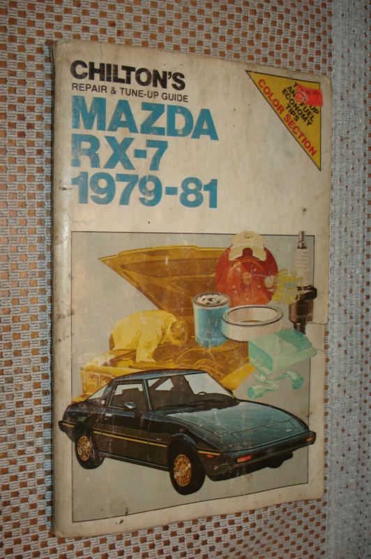 1979-1981 mazda rx-7 service manual shop book 1980 chiltons repair