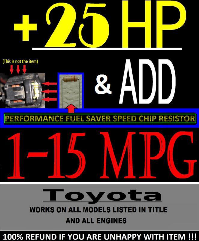 Performance speed chip fuel saver resistor toyota  tundra / tacoma 1995-2012