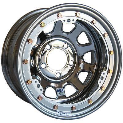 Circle racing wheels series 22 chrome wheel 15"x8" 5x4.75" bc 22580547300