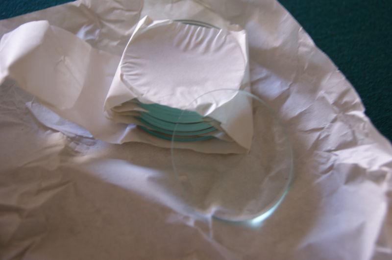 Glass convex lenses for 2 inch vintage gauges new!!!! box of 10!!