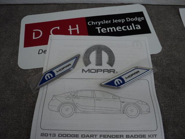 2013 dch dodge dart  mopar emblem new logo oem nameplate mopar 82213379