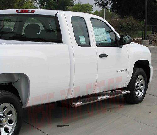 2013 chevy silverado 6 inch oval extended cab nerf bars side steps running board