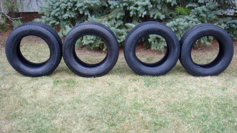 (4) hankook dynapro a/s 235/65r17 103t tires about 50% tread set of 4 235/65/17