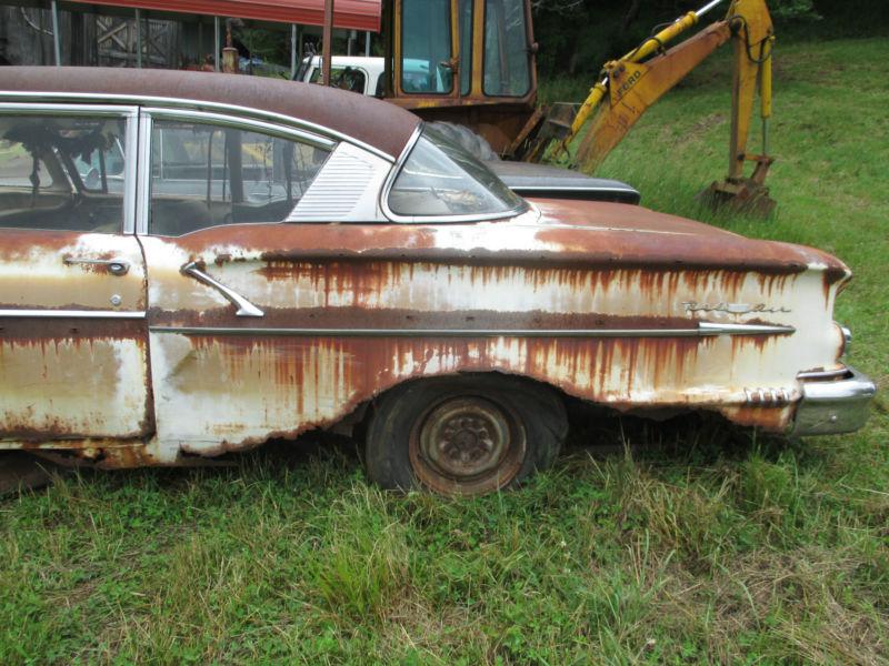 1958 Chevy Bel Air -  White 2dr Coupe  Great for restoration, US $2,500.00, image 2