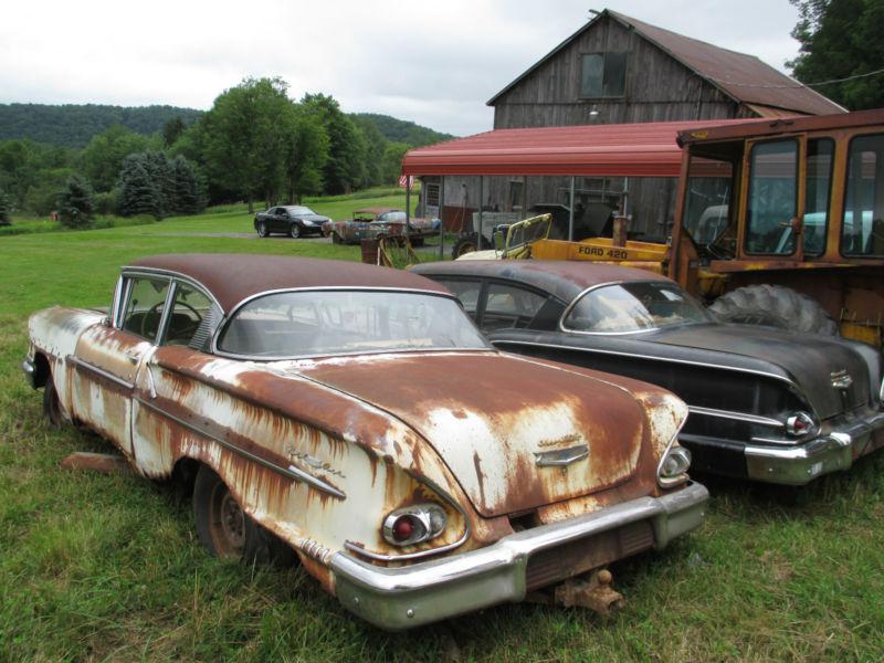 1958 Chevy Bel Air -  White 2dr Coupe  Great for restoration, US $2,500.00, image 5