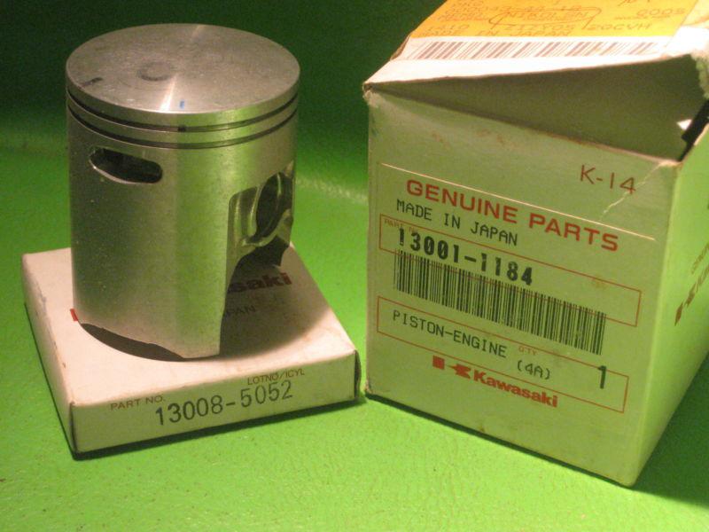 Kawasaki kdx80 1982-88 kx80 '83-85 "b" piston & rings std. size oem #13001-1184