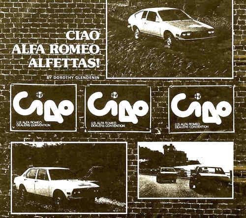 1975 alfa romeo alfetta road test reprint-road&track