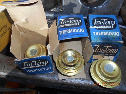 Antique auto thermostat brass 160* tru temp model 63 and 64