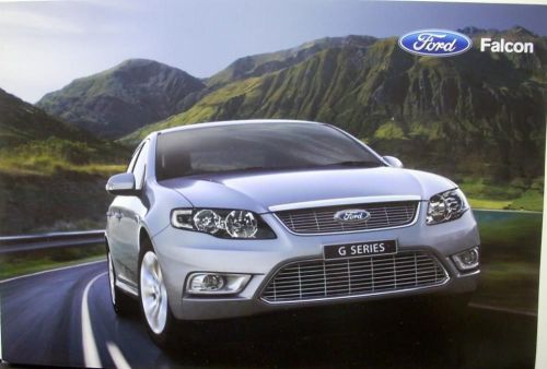 2008 ford falcon sales brochure australian mkt right hand drive xt g series xr