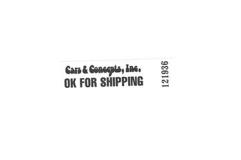 1980-1989 mustang t-top and concepts "ok" for shipping decal