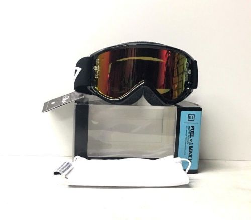 New smith fuel v.1 max m goggles, red mirror tint, frame color: black