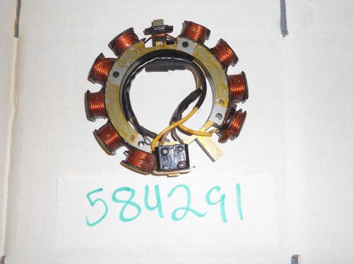 Omc,brp,evinrude,johnson, stator assembly complete 35-amp p/n 584291,582654