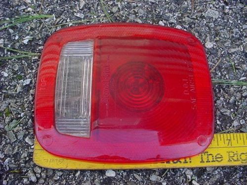 Signal stat 9070 red plastic taillight backup light lens