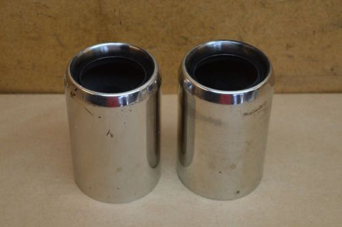 00-03 honda s2000 s2k ap1 exhaust tips pair left and right sides used oem