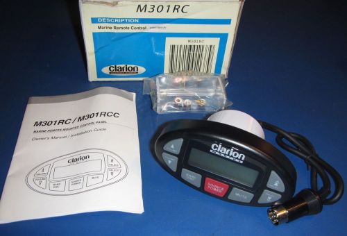 M301rc new clarion marine boat stereo audio remote control panel free shipping!