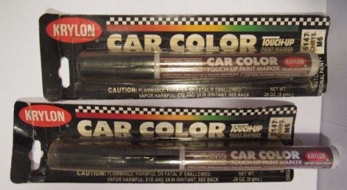 5147 chrys. m6 / lot of 2 touch-up krylon paint car color nos / sealed markers