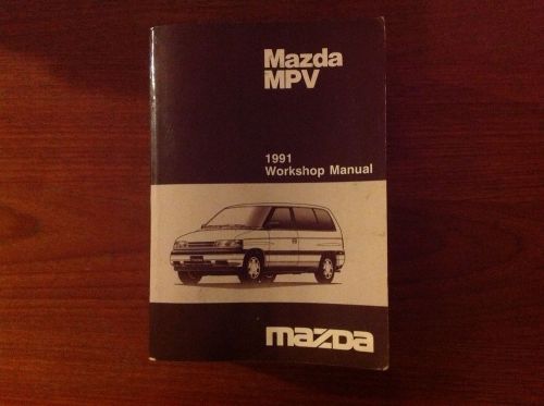 1991 mpv mazda factory workshop manual
