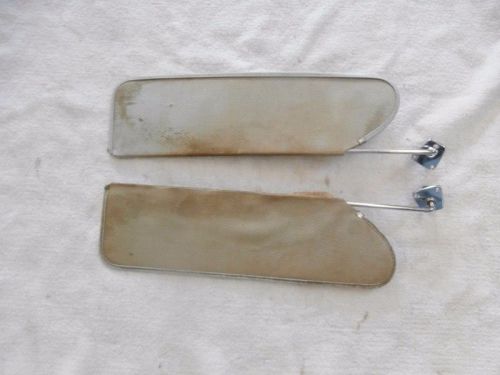 1955 chrysler pair extendable sun visors  56 dodge desoto plymouth imperial